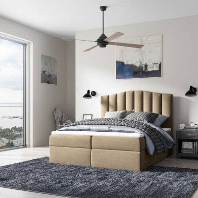 Conception de chambre à coucher Double Hôtel Luxe Lit sommier lit sur sommier 180x200 nouveau
