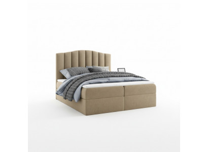 Conception de chambre à coucher Double Hôtel Luxe Lit sommier lit sur sommier 180x200 nouveau