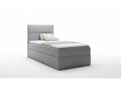 Lit pour jeunes de 90 cm. Design de chambre d'hôtel moderne. Lit cadre de lit sommier à ressorts.