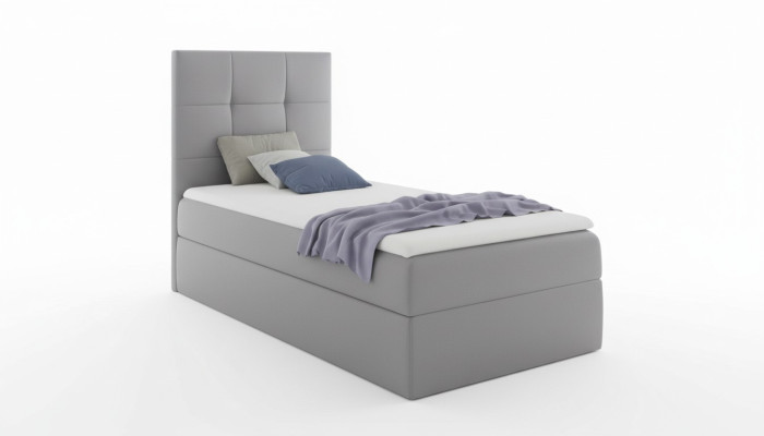 Lit de jeunesse Chambre Design Hôtel Moderne Lit sommier à ressorts de 90 cm