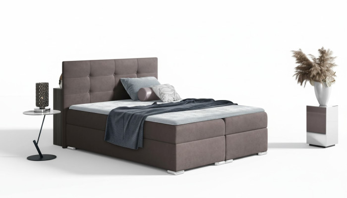 Lit base de lit sommier lit à ressorts 160x200 Chambre Design Double Hôtel Moderne.