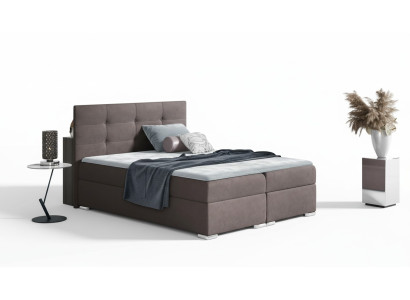 Lit base de lit sommier lit à ressorts 160x200 Chambre Design Double Hôtel Moderne.