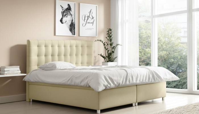 base de lit Lit rembourré Lit sommier Lit Boxspring Design Double Hôtel Moderne Lit 160x200 nouveau