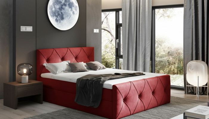 base de lit Lit Chambre Lits Lit boxspring Design textile Double Hôtel nouveau