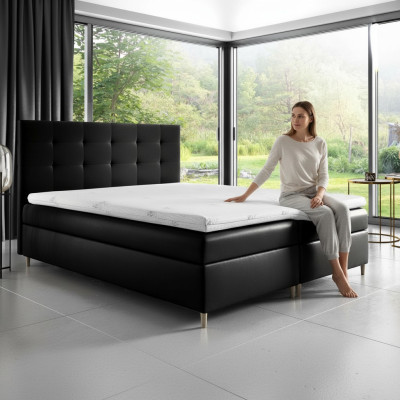Double Hôtel Moderne Lit Chambre Lits Design Sommier Matelas neuf