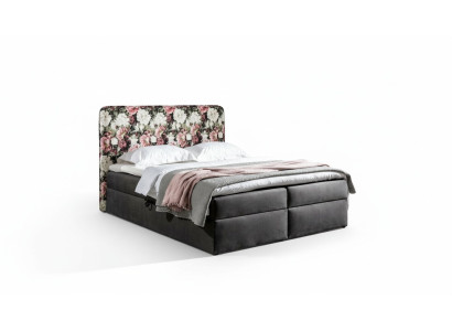 Lits Lit Box Printemps Conception Textile Double Moderne Chambre d'hôtel Fleurs