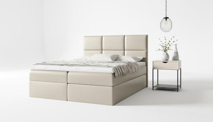 Lit double moderne pour hôtel design sommier tapissé 160x200 lit boîte lit meubles