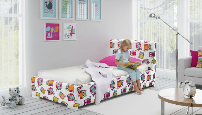 Lit de jeunesse Lit d'enfants Design pour enfants Lit Moderne Lit pour chambre d'enfants Lit de 90 cm base de lit neuve