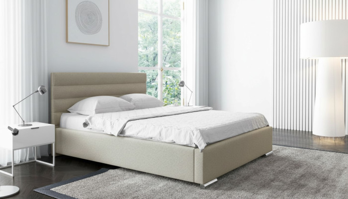 Double Hôtel Moderne Lit Chambre Lits 160x200 Lit Rembourré Cadre de Lit Nouveau