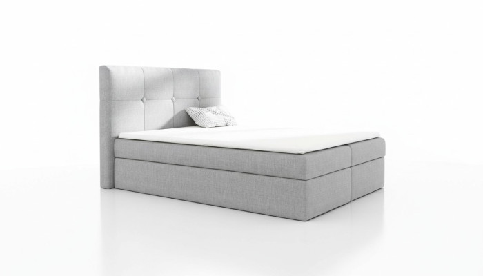 Boîte de lit à ressorts design double lit d'hôtel moderne lit lits de chambre à coucher 160cm