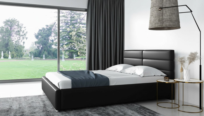 Cadre de lit design en bois Double lit Hôtel Moderne Chambres à coucher Lits Lit rembourré