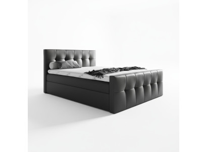 Lit Boxspring Chambre Lits 200x200 Lit rembourré Design Double Mobilier d'hôtel