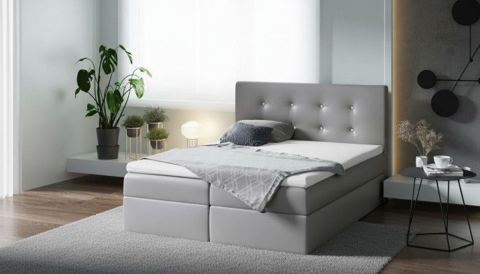 Lit boxspring double Mobilier d'hôtel Lits Chambre Meubles grands 200x200