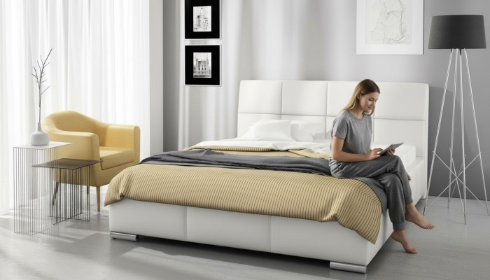 Lit Lit double Lit conjugal Cadre de lit Cadre de lit Lit rembourré Lits 160x200 Mobilier
