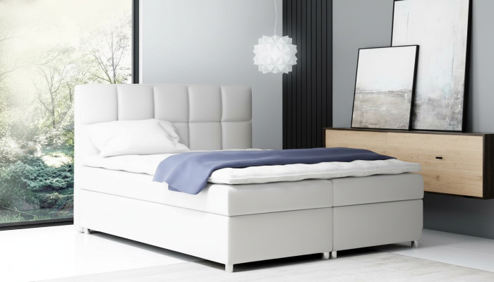Lit boxspring double hôtel meubles lits aménagement grand 200x200 chambre à coucher