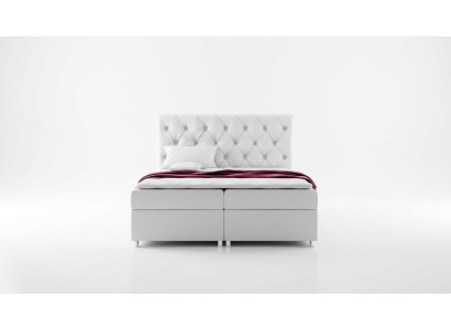 Lit Chesterfield Lit Box Spring Moderne Lit Double Lit Lit rembourré Lits 200x200 neufs