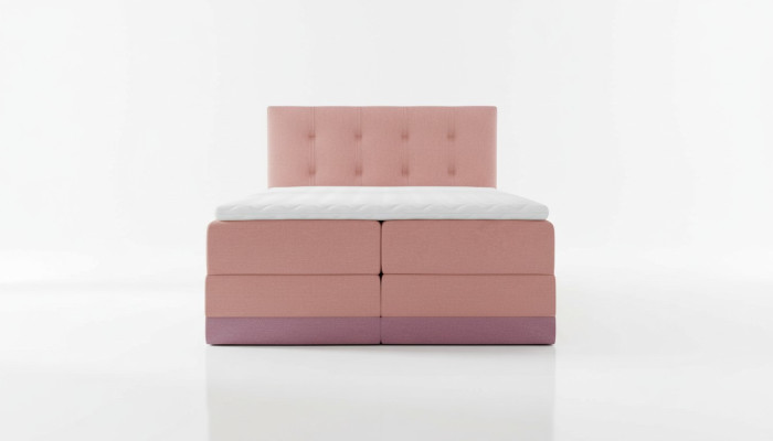 Lit de mariage Rosa Lit rembourré Lits Lit Boxspring Lit double avec matelas neuf