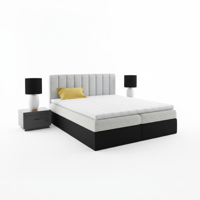 Lit sommier tapissier Lit double Lit avec sommier Lit conjugal Lits 180cm Lit rembourré