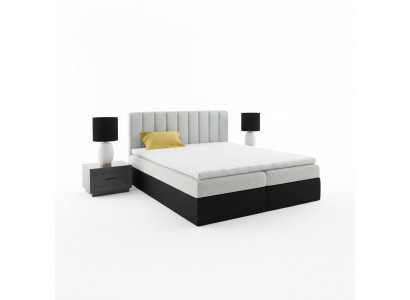 Lit sommier tapissier Lit double Lit avec sommier Lit conjugal Lits 180cm Lit rembourré