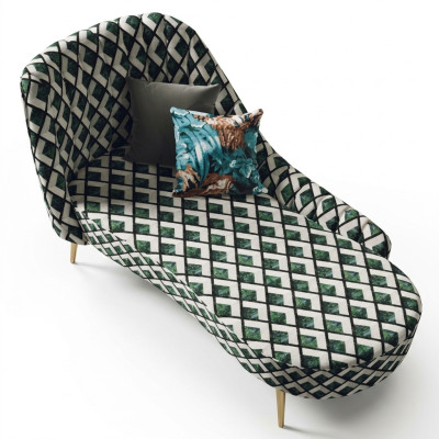 Textile Chaise Lounge Lounger Upholstery Recliners Sofa Chaise Lounge Relax Club Furniture = Tissu Chaise longue Fauteuil Relance Tapisserie Canapé Chaise longue Relax Club Meubles