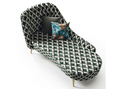Textile Chaise Lounge Lounger Upholstery Recliners Sofa Chaise Lounge Relax Club Furniture = Tissu Chaise longue Fauteuil Relance Tapisserie Canapé Chaise longue Relax Club Meubles