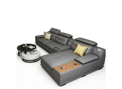 Canapé d'angle moderne en forme de L Canapé d'angle rembourré Canapé d'assise Canapé Sofas Paysage de vie Nouveau sofa