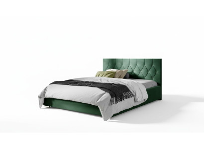Cadre de lit Design en tissu textile Double Moderne Lit d'hôtel Chambres Lits neufs