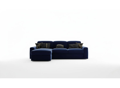 Canapé d'angle avec fonction couchage, base de lit canapé-lit, canapé d'angle rembourré avec fonction lit.