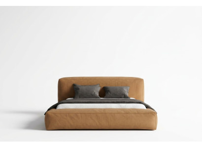 Conception Lit Double Moderne Textile de Luxe pour Hôtel Chambre à Coucher Lit Cadre
