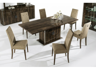 Groupe de chaises Ensemble en bois neuf Rembourrage Suites Cuisines Salon Salle à manger 6 chaises