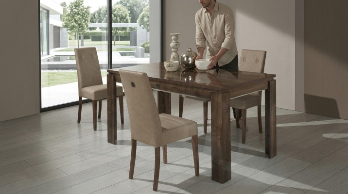 Ensemble de table à manger avec 4 chaises de cuisine nouveau 5 pièces