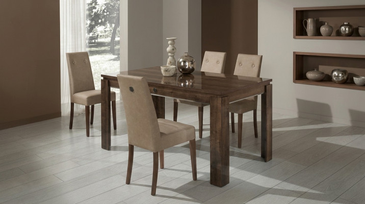 Ensemble de table à manger avec 4 chaises de cuisine nouveau 5 pièces