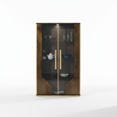 Vitrine armoire vitrines salon vitrines armoires design 2 portes armoire en verre