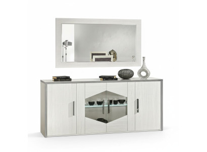 Commode style moderne collection salon blanc
