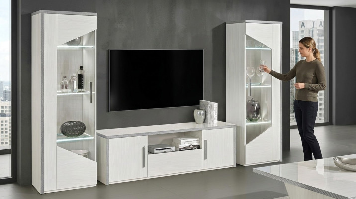 Buffet design rtv pour TV basse de luxe moderne meubles neufs