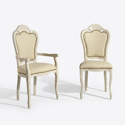 Chaise sans accoudoir Chaise de salle à manger Bois Tissu Chaises de salle à manger Design Fauteuil neuf