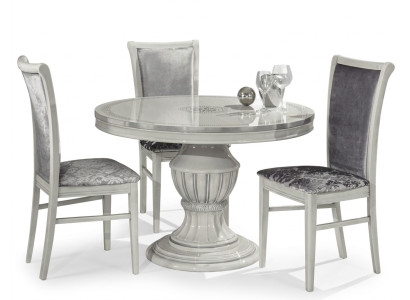 Chaise de salle à manger Chaise Chaises de salle à manger Chaise de relaxation Velours Bois Gris Assise Design