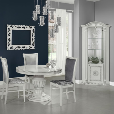 Vitrine d'angle Vitrine Credenza Angle Vitrines Luxe Verre Armoire Armadietto Bois Design
