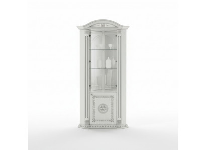 Vitrine d'angle Vitrine Credenza Angle Vitrines Luxe Verre Armoire Armadietto Bois Design