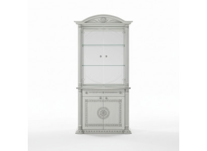 Vitrine blanche meuble de luxe en verre armoire armoires design nouveau