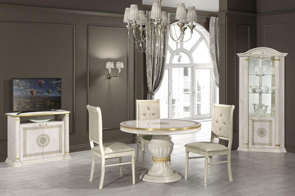Vitrine d'angle Vitrine Credenza Vitrines Luxe Cristal Armoire Armadietto Angle Bois Design