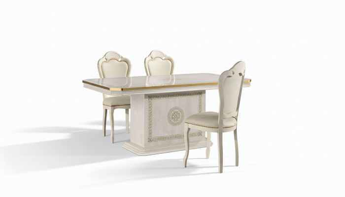 Ensemble de 5 chaises de salle à manger modernes en bois