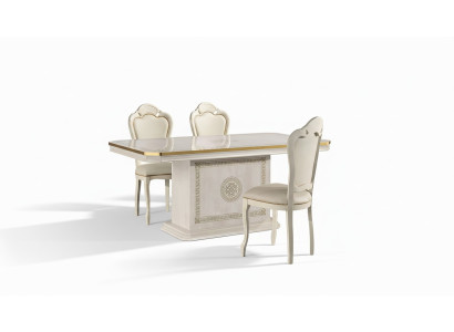 Ensemble de 5 chaises de salle à manger modernes en bois