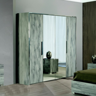 Armoire à 4 portes pour meuble de chambre