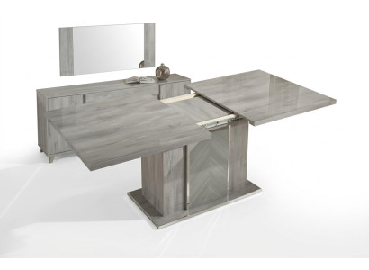 Table à manger de luxe Table extensible en bois Design moderne pour salle à manger Italie
