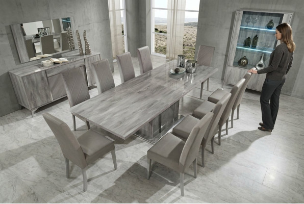 Jeu de 8 chaises de salle à manger