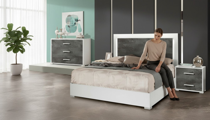 Lit Design Lusso Doppio Hôtel Structure Lit Bois Moderne 160x200cm Hôtel Nouveau
