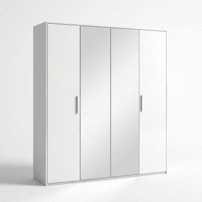 Armoire de luxe moderne à 4 portes en bois
