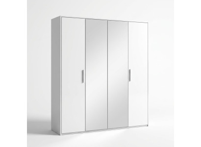 Armoire de luxe moderne à 4 portes en bois