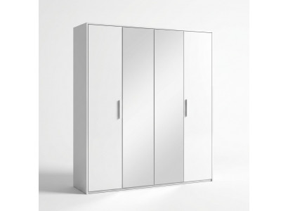 Armoire de luxe moderne à 4 portes en bois